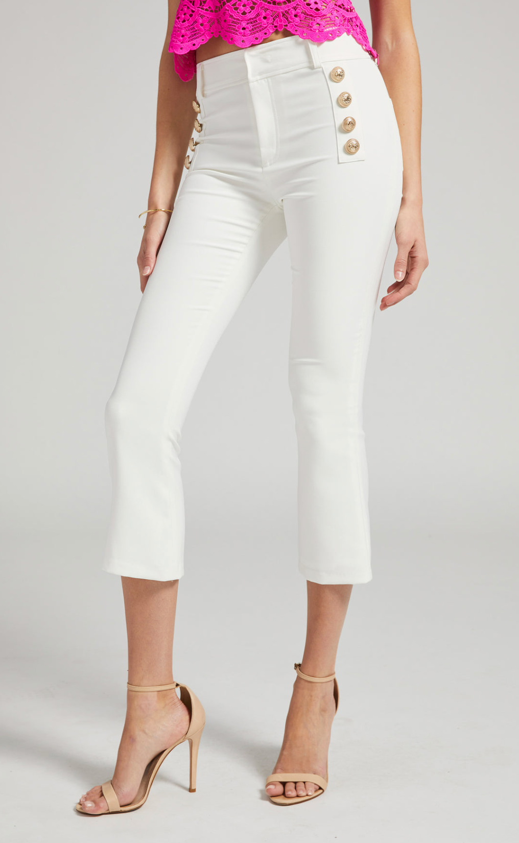 Generation Love Amirah Crepe Pants - White