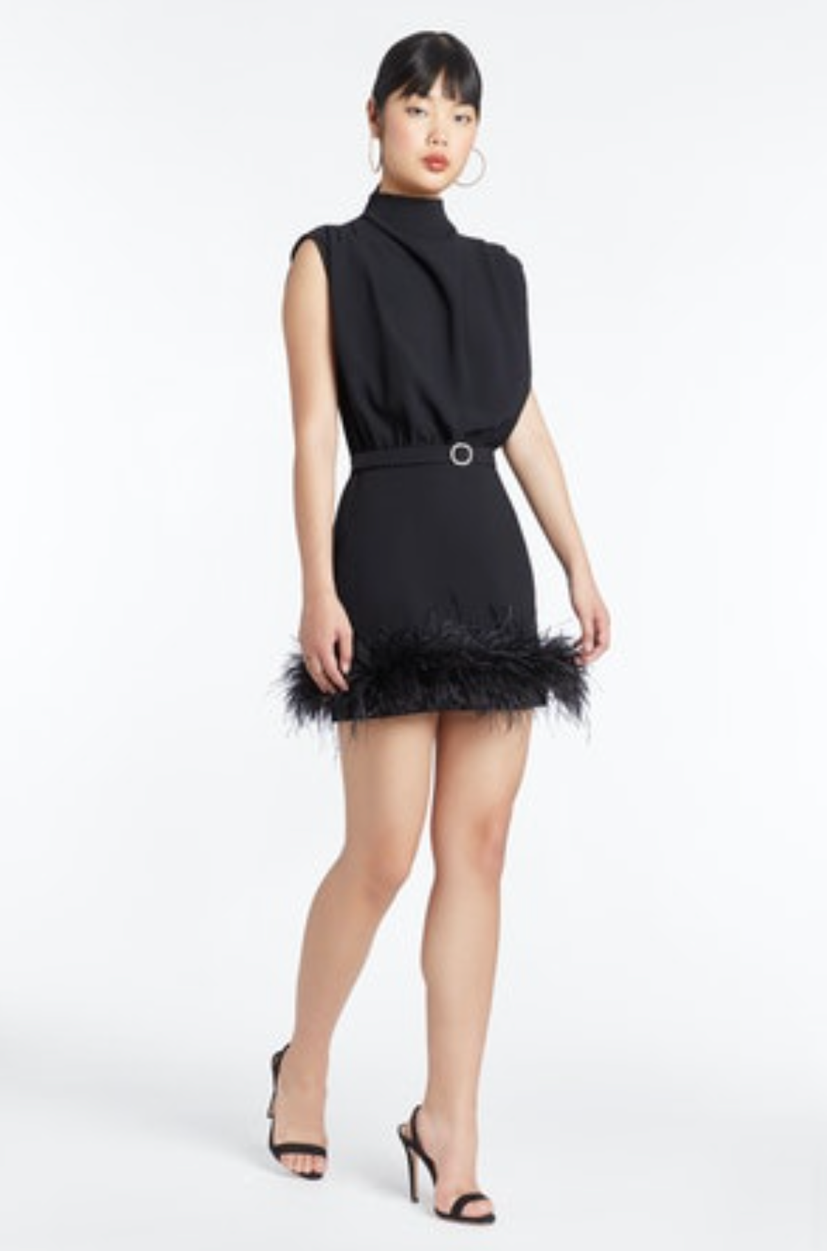 AMANDA UPRICHARD SULLIVAN DRESS - BLACK