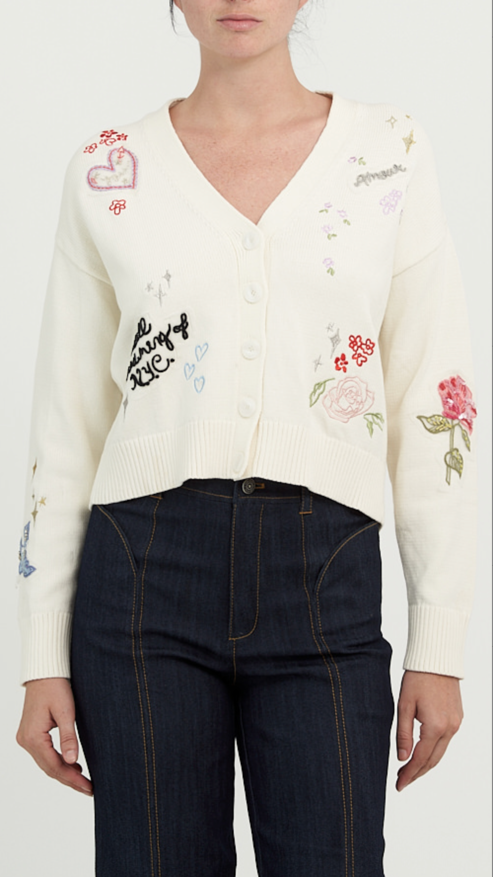 Cinq a Sept daydream doodles nyla cardigan