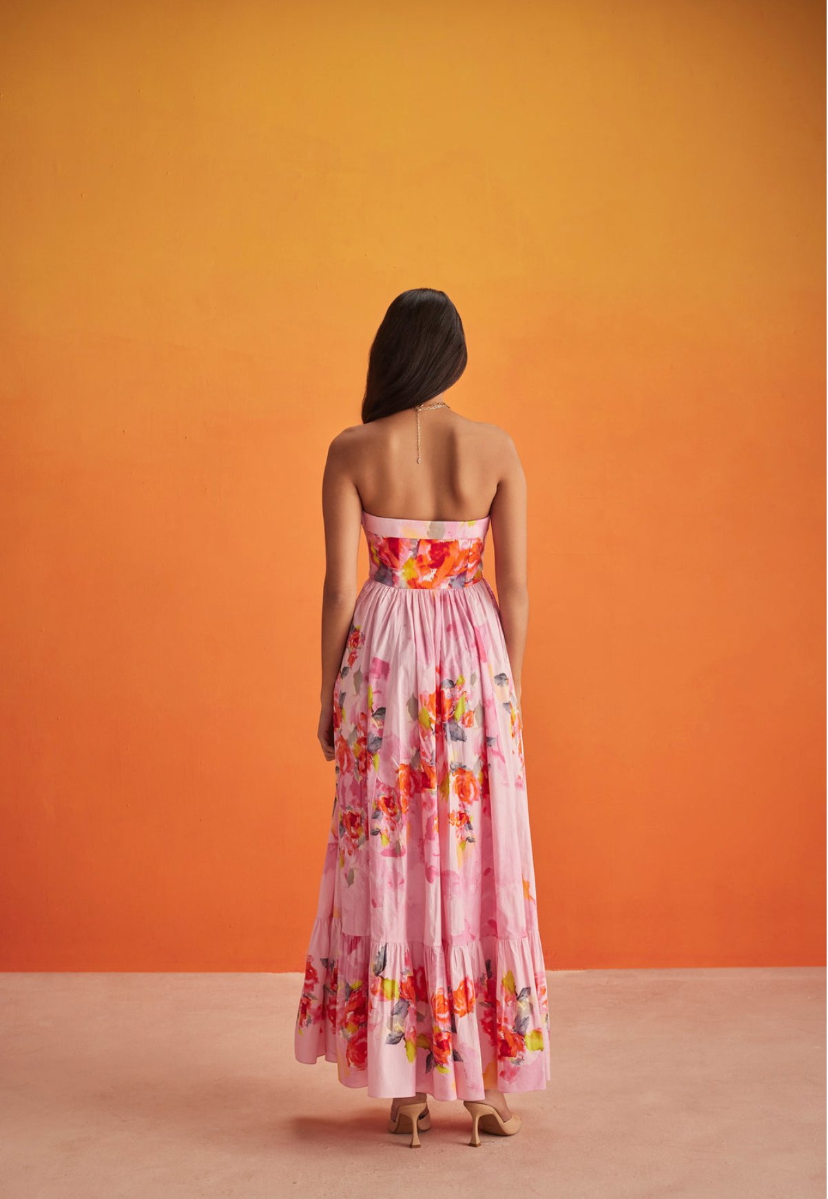 HEMANT & NANDITA ROSA CORSET DRESS