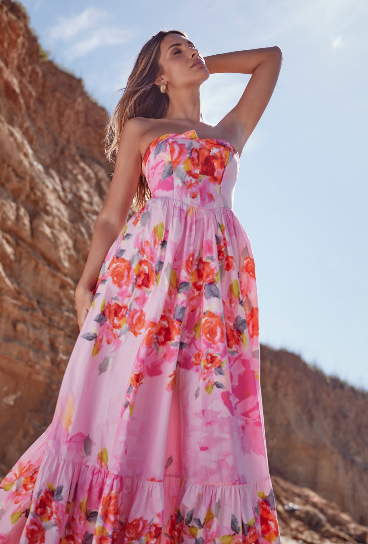 HEMANT & NANDITA ROSA CORSET DRESS