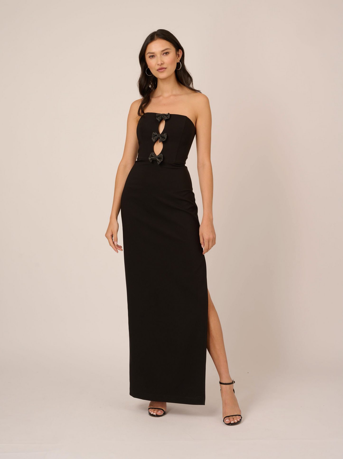 Liv Foster Stretch Crepe Column Gown