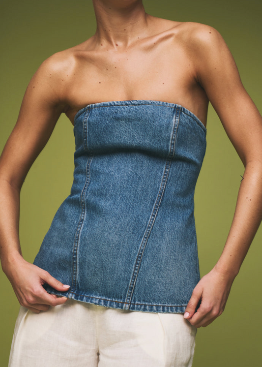 SER.O.YA CHRISTYL STRAPLESS TOP