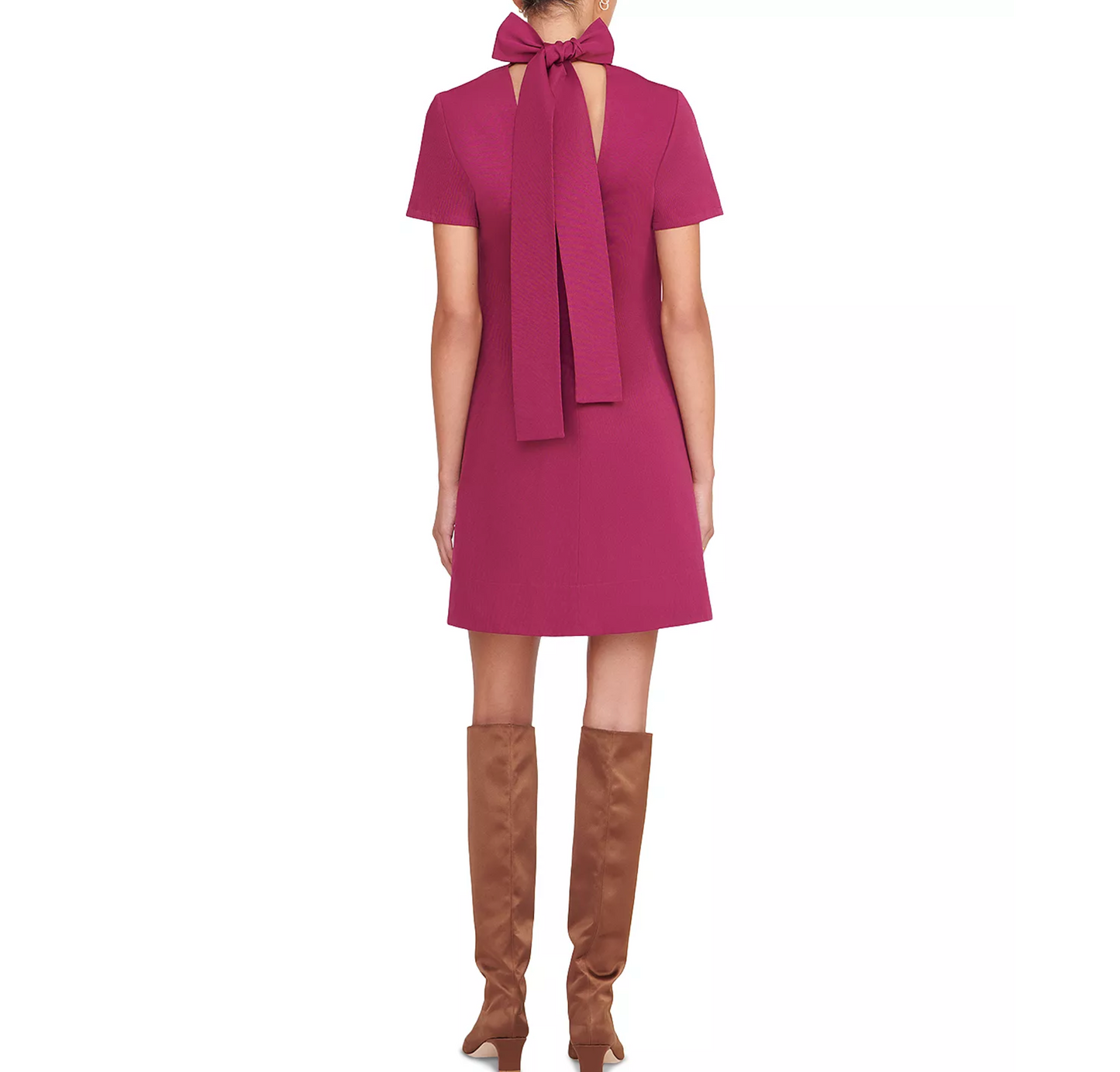Staud Ilana Mock Dress - Syrah