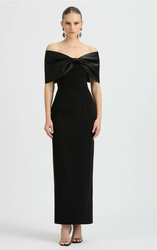 SONYA MODA BELLUNO DRESS BLACK