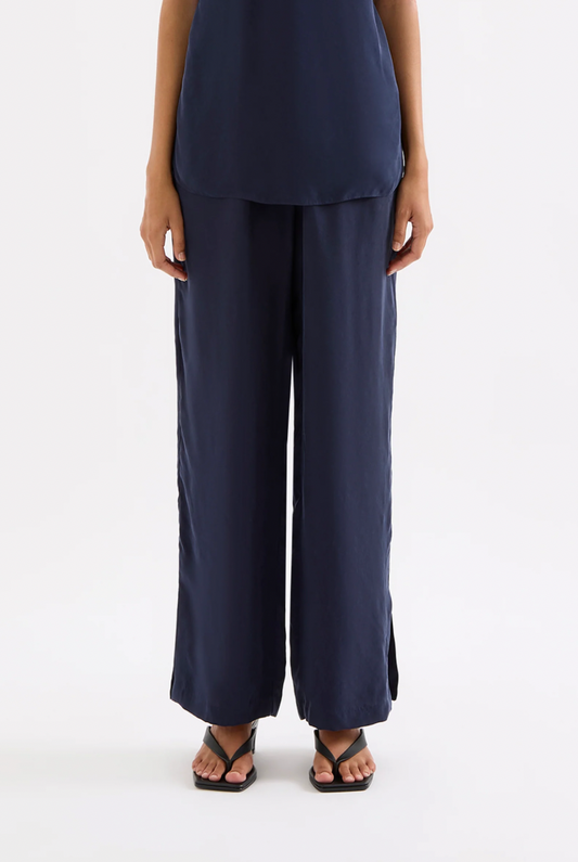 NudeLucy Linnea Cupro Pant - Ink