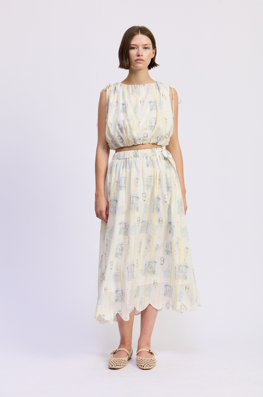 En Saison Barlet Cropped Top