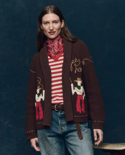 The Great THE LASSO LODGE CARDIGAN