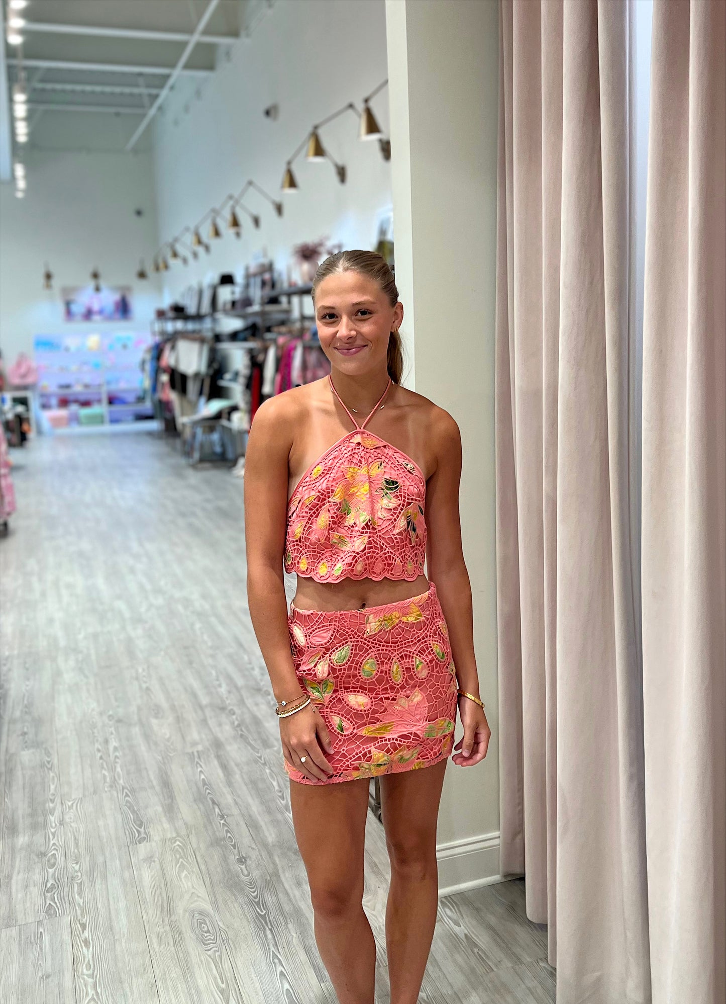 Hemant & Nandita Pakhi Mini Skirt