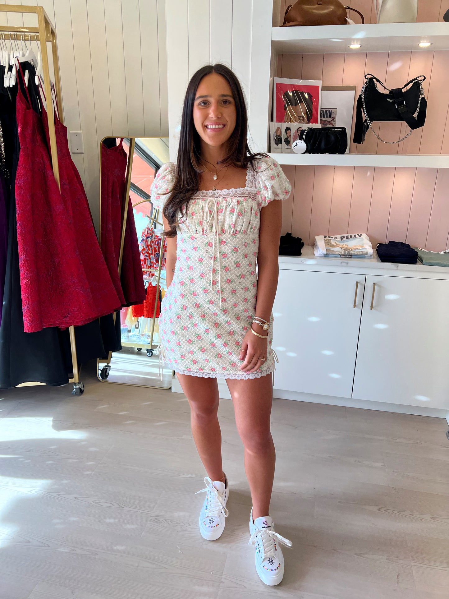 For Love and Lemons Maxine Mini Dress - Pink