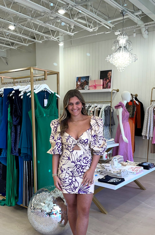 Alexis Rapha Dress - Purple Brush