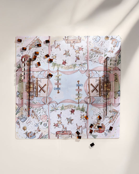 Friend of Mine Dolly Winter Wonderland Mahjong Mat