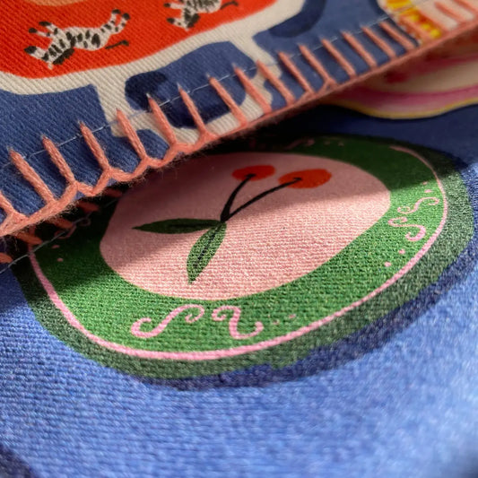 Dinner Plates - Tea Towel