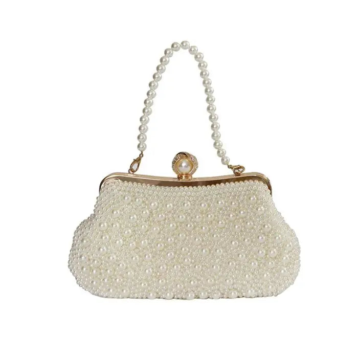 Pearl Embellished Clutch