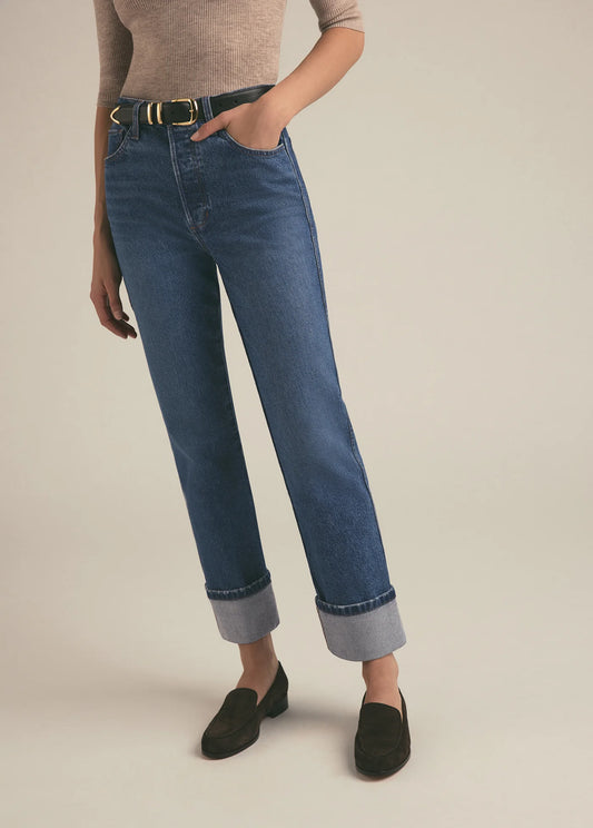 Favorite Daughter The Valentina Cuffed Super High Rise STraight