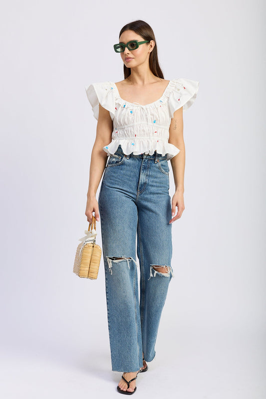 En Saison Nellie Top