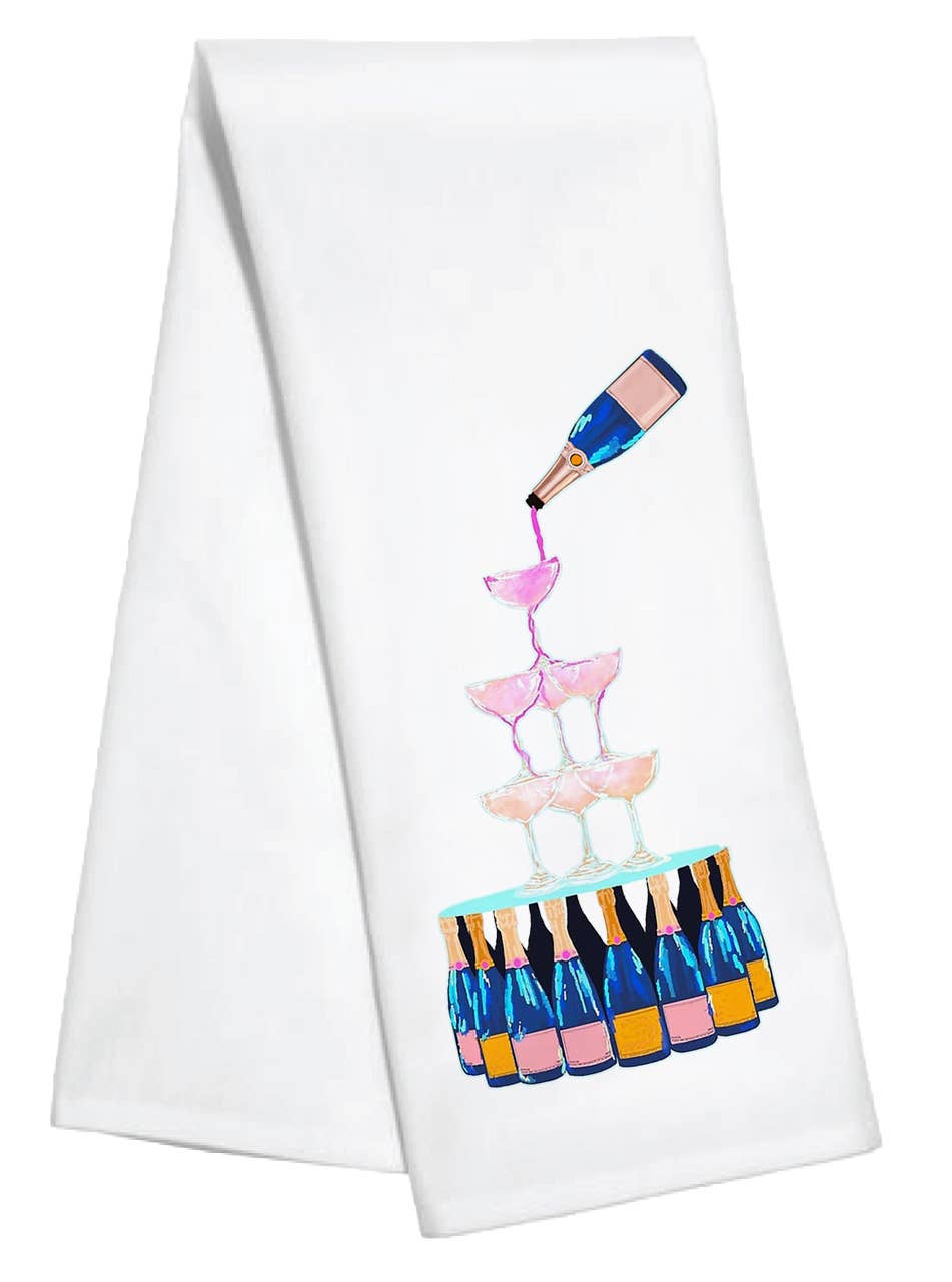 Kitchen Towel- Pour Champagne
