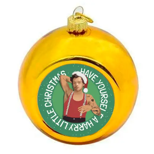 Christmas Baubles 'have Yourself A Harry