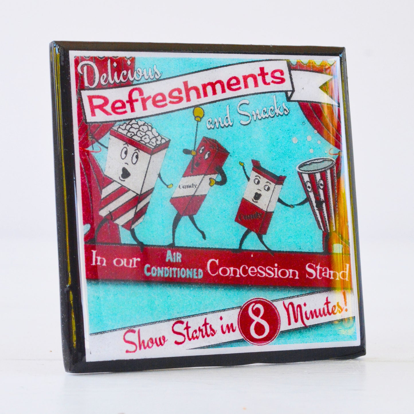 Vintage Drive in Movie Coaster Set