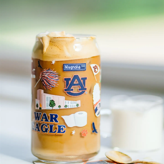 Gracefully Made Auburn University Glass Cup *Restock