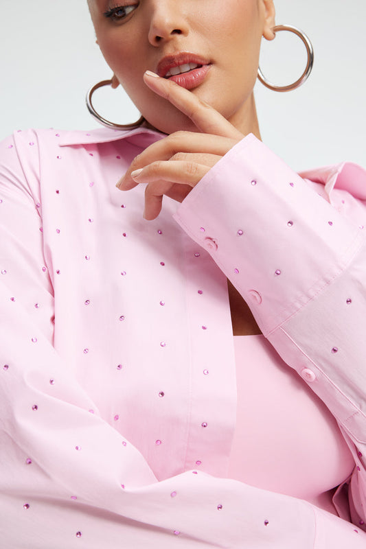 Good American Crystal Good Shirt