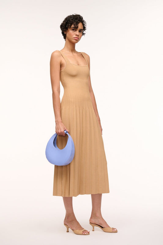 Staud MINI MOON BAG BLUE HYDRANGEA