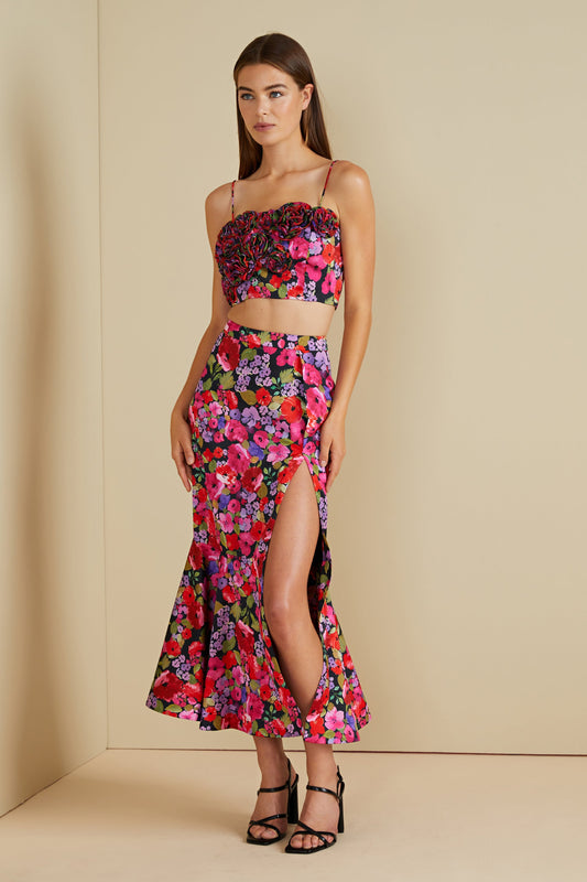 Amur Clyde Midi Skirt