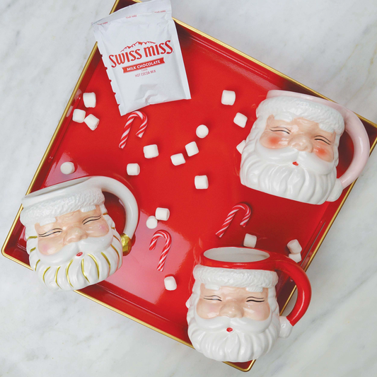 PINK SANTA MUG