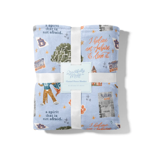 Gracefully Made Flannel Fleece Blanket