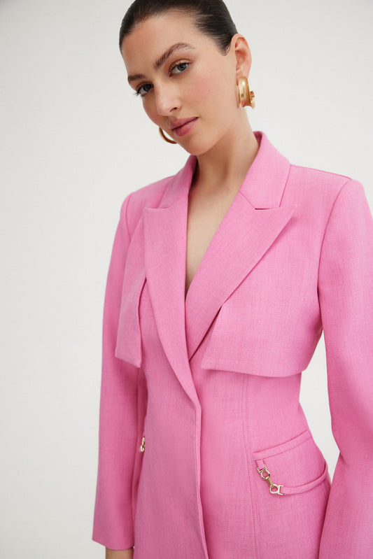 SIGNIFICANT OTHER Hayden Blazer Dress - Fuchsia
