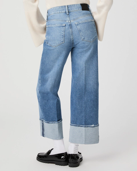 Paige Sasha Ankle Wide Leg Jean
