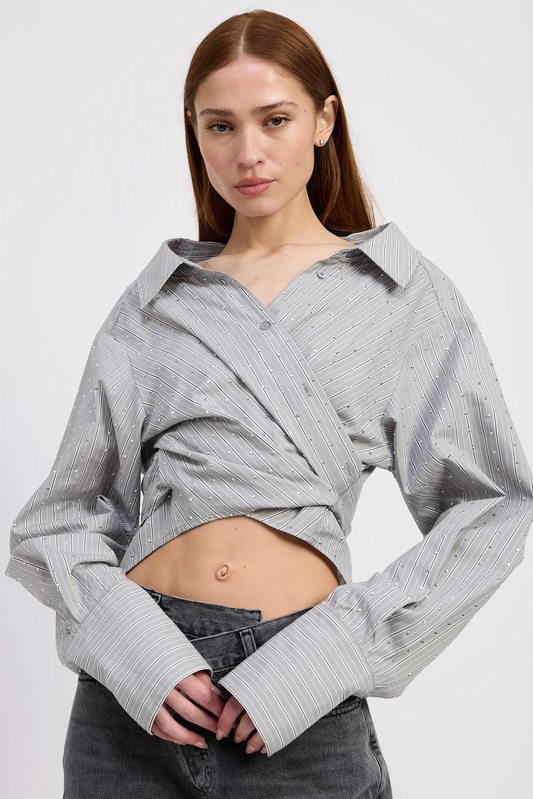En Saison Cristelle Wrap Shirt