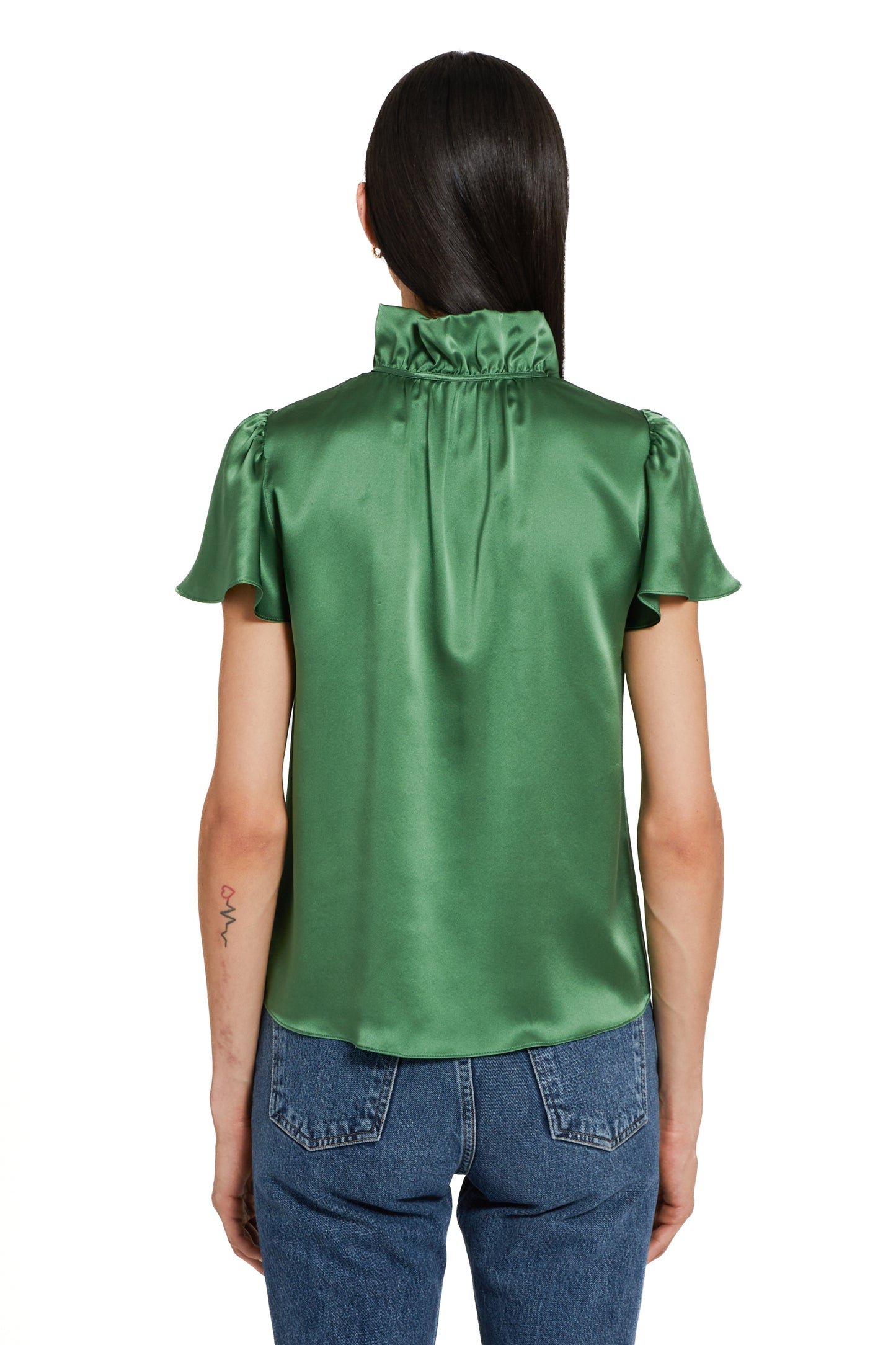 Amanda Uprichard Vittoria Silk Top - Ferman