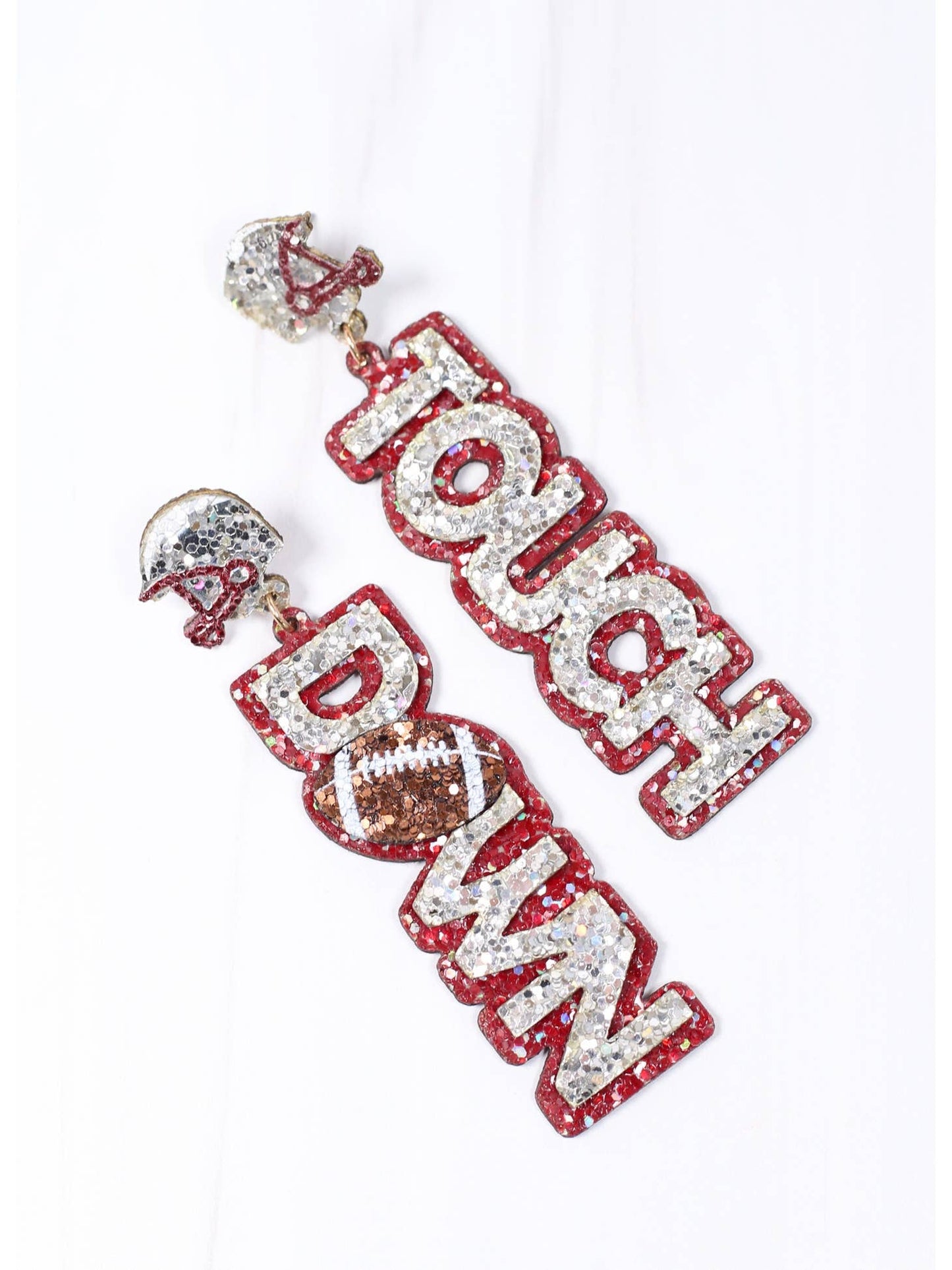 Touchdown Glitter Earring Silver