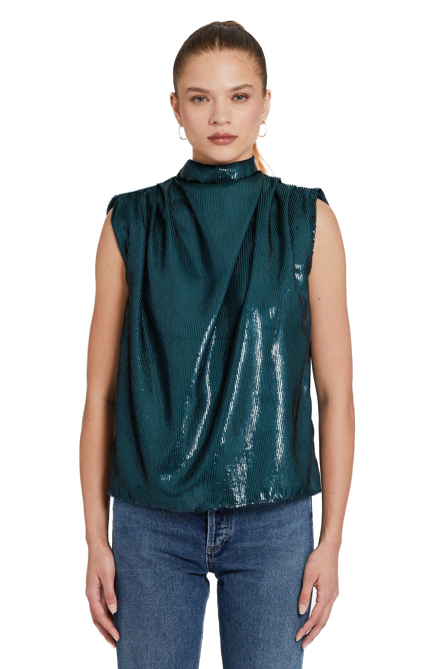 Amanda Uprichard Middleton Top in Angela Burnout