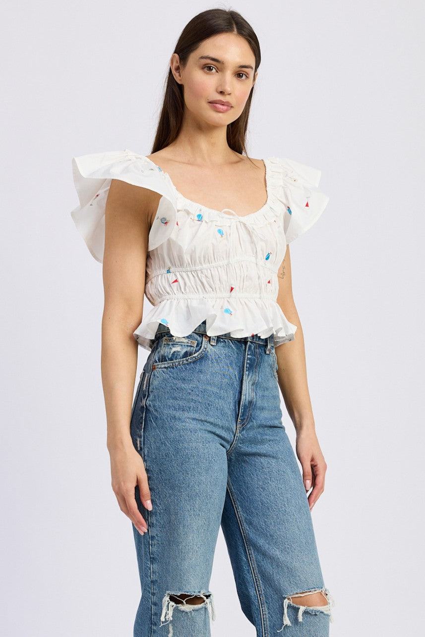 En Saison Nellie Top