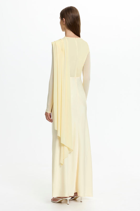 Significant Other Adelaide Long Sleeve Maxi Dress in Vanilla
