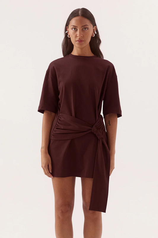 SOVERE Delani Tee Dress - hazelnut