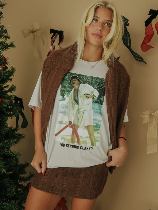 YOU SERIOUS CLARK TEE