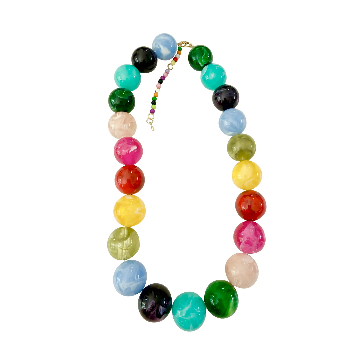 Celia Chunky Multicolor Beaded Necklace