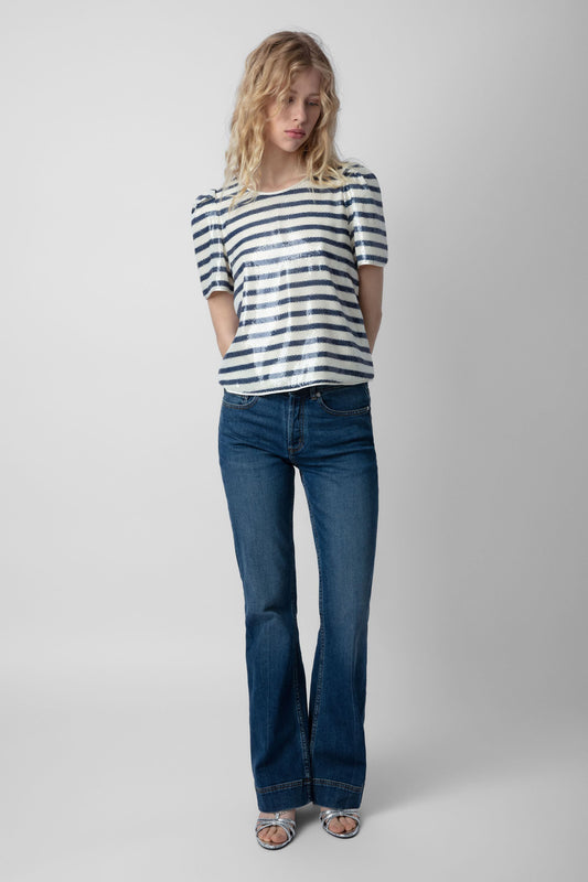 Zadig & Voltaire Tchao Sequins Stripe