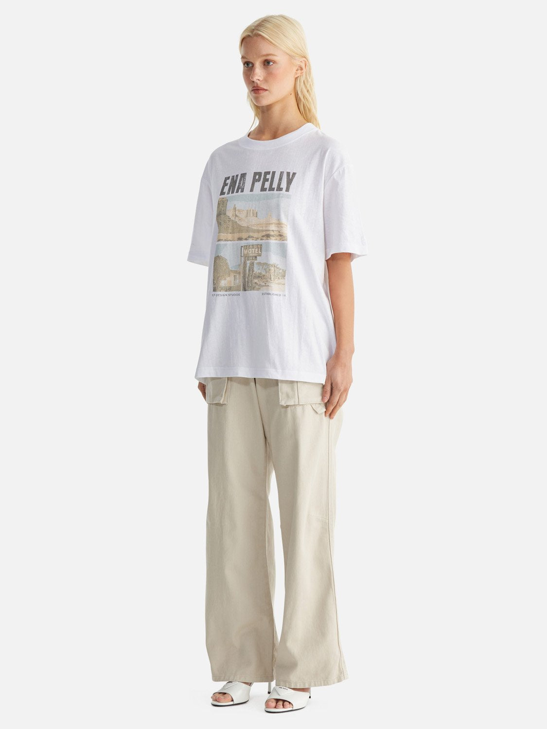 ENA PELLY LUNA OVERZIED TEE