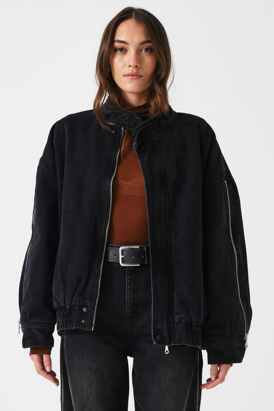 Seventy + Mochi Juno Oversized Zip Jacket in Fairbanks