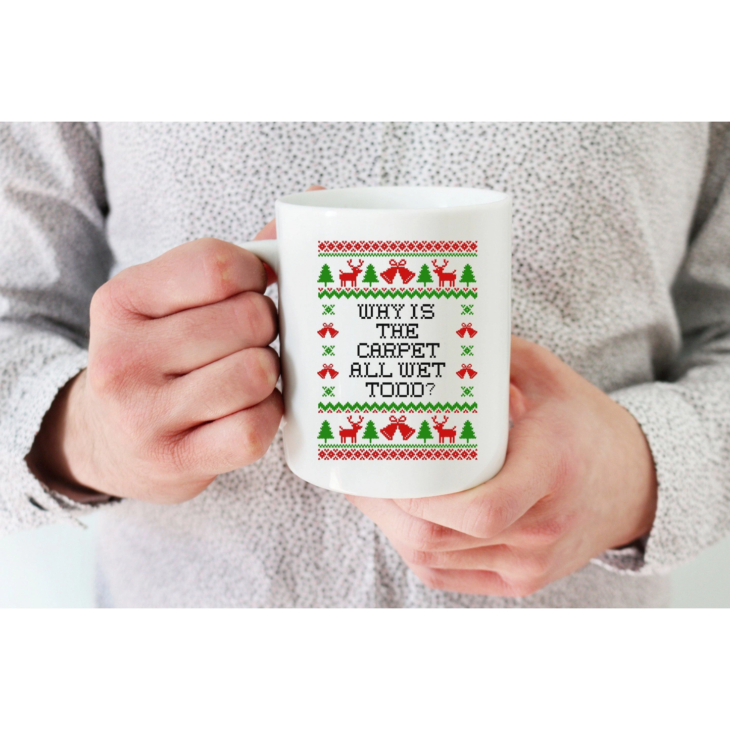 National Lampoon Todd and Margo Christmas Mug - Set of 2