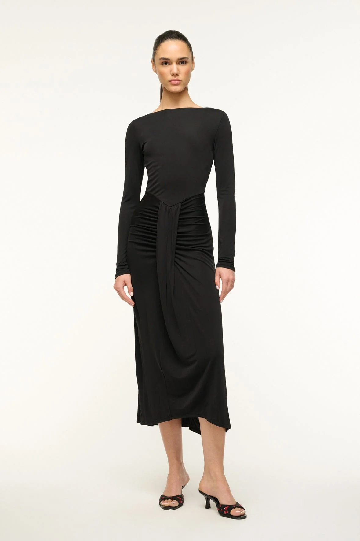 Staud Gres Dress Black Staud Gres Dress Black