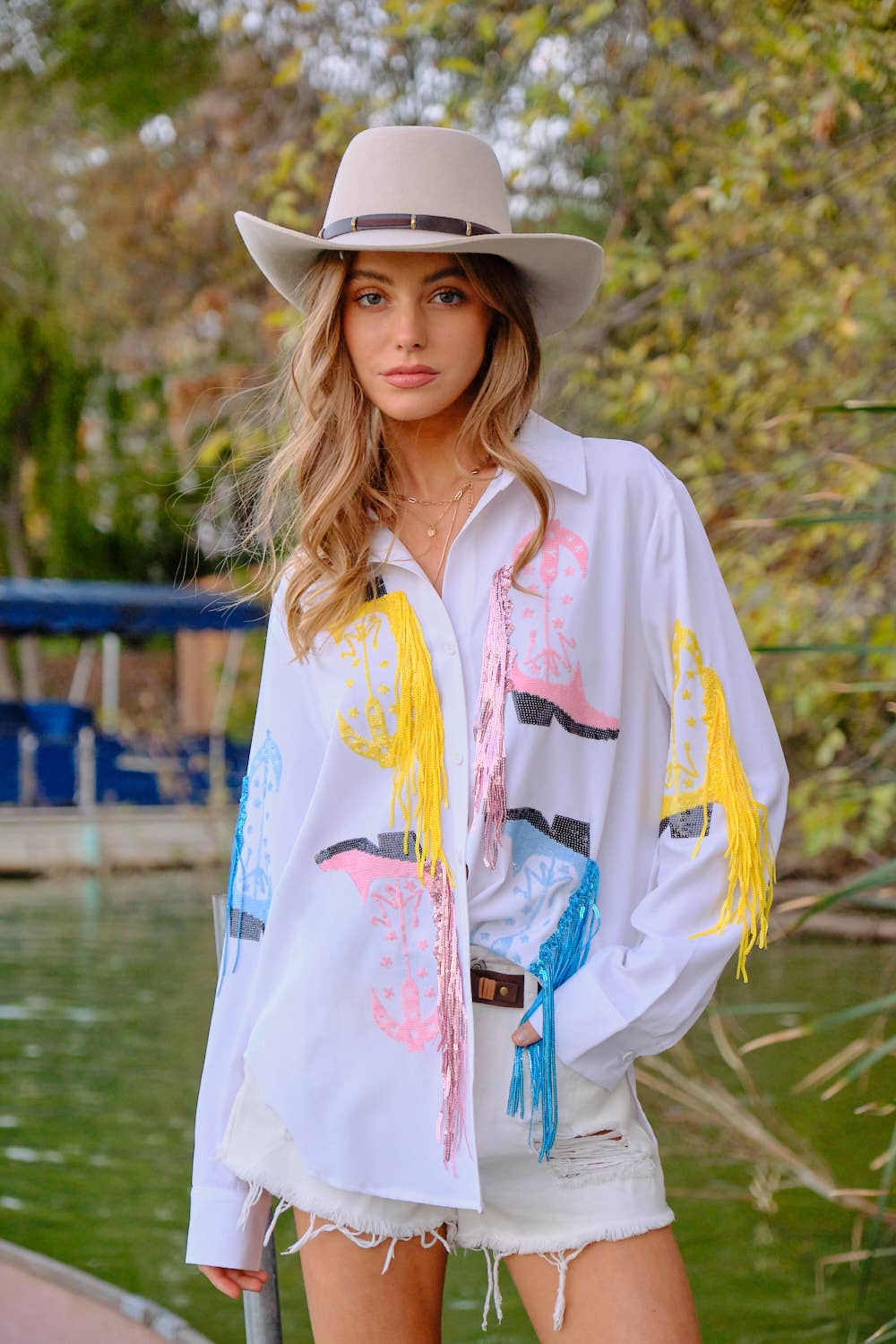 Forever Western Fringe Boot Shirt