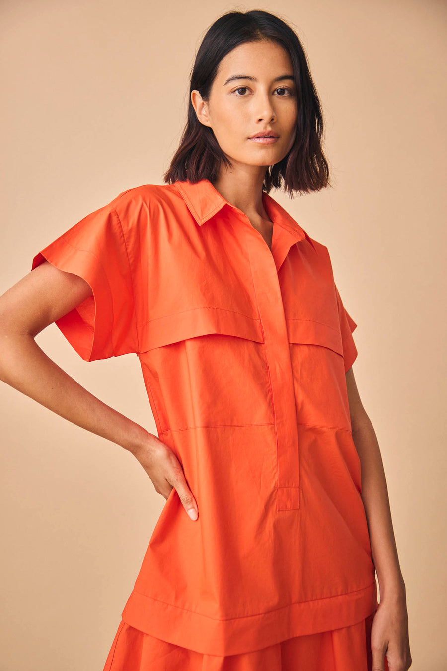 Hunter Bell Addison Dress - CHERRY RED