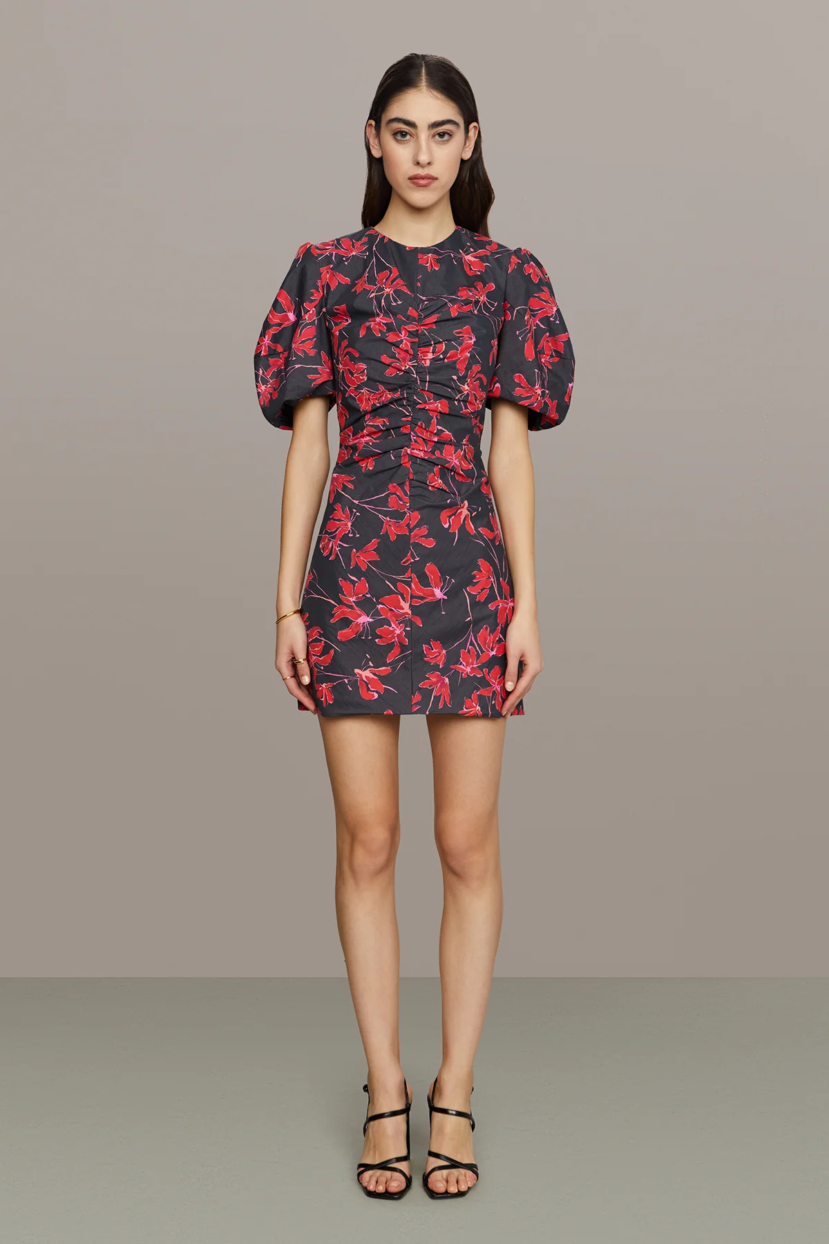 Amur Tanner Puff Sleeve Mini