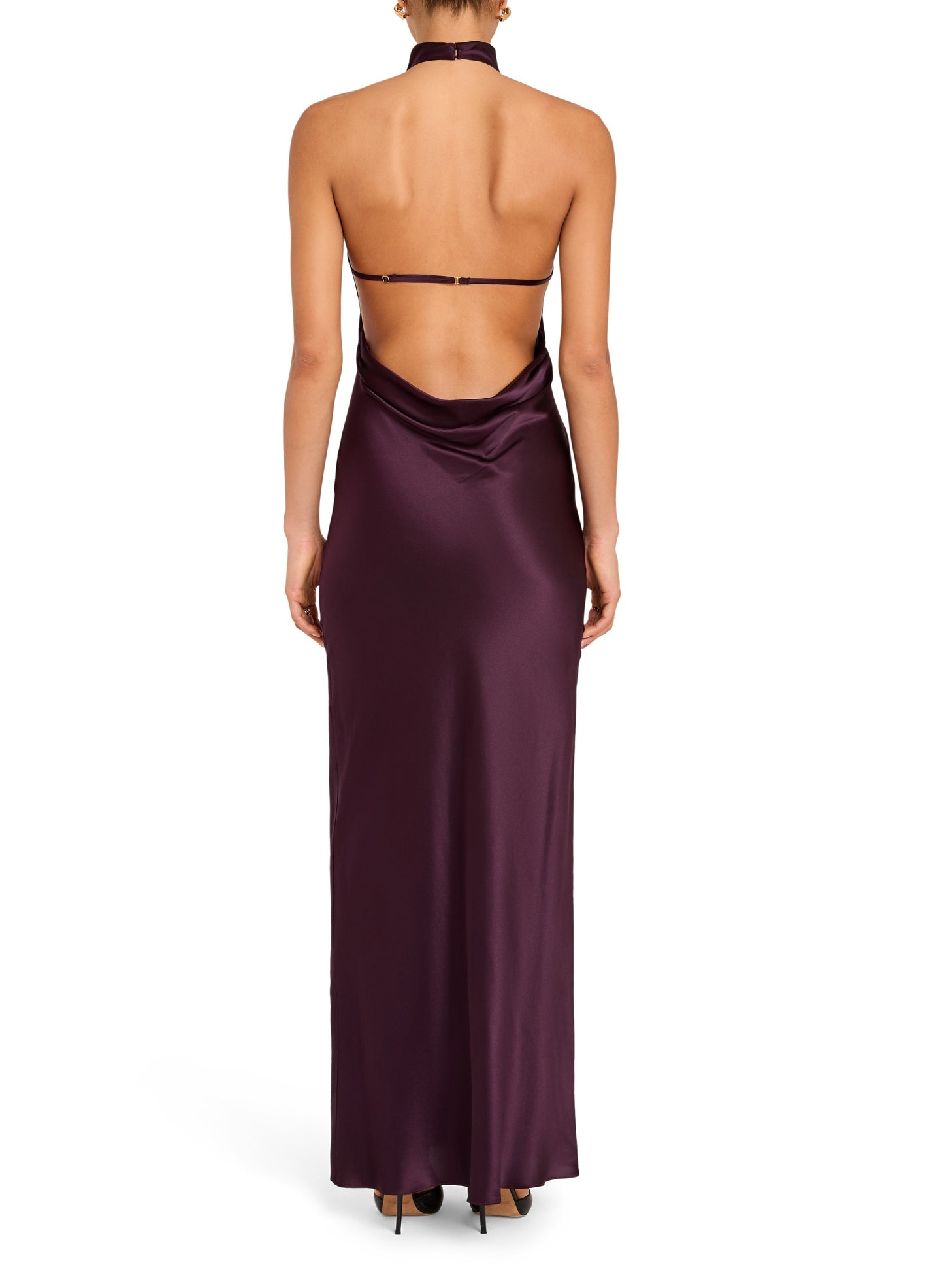 Amanda Uprichar Santa Gown - Black Cherry