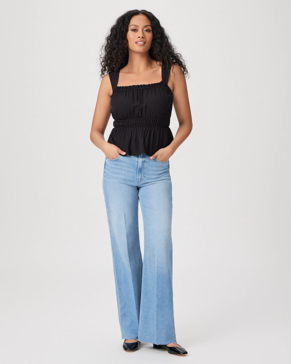 Paige Denim Anissa 31" Wide Leg Jean